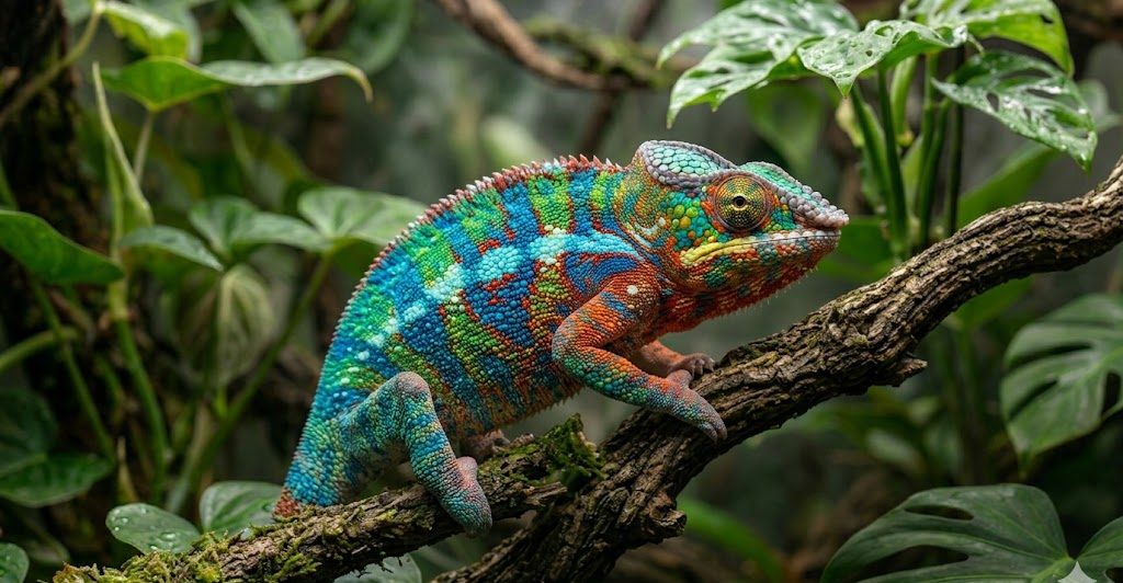 Caméléon panthère (Furcifer pardalis)