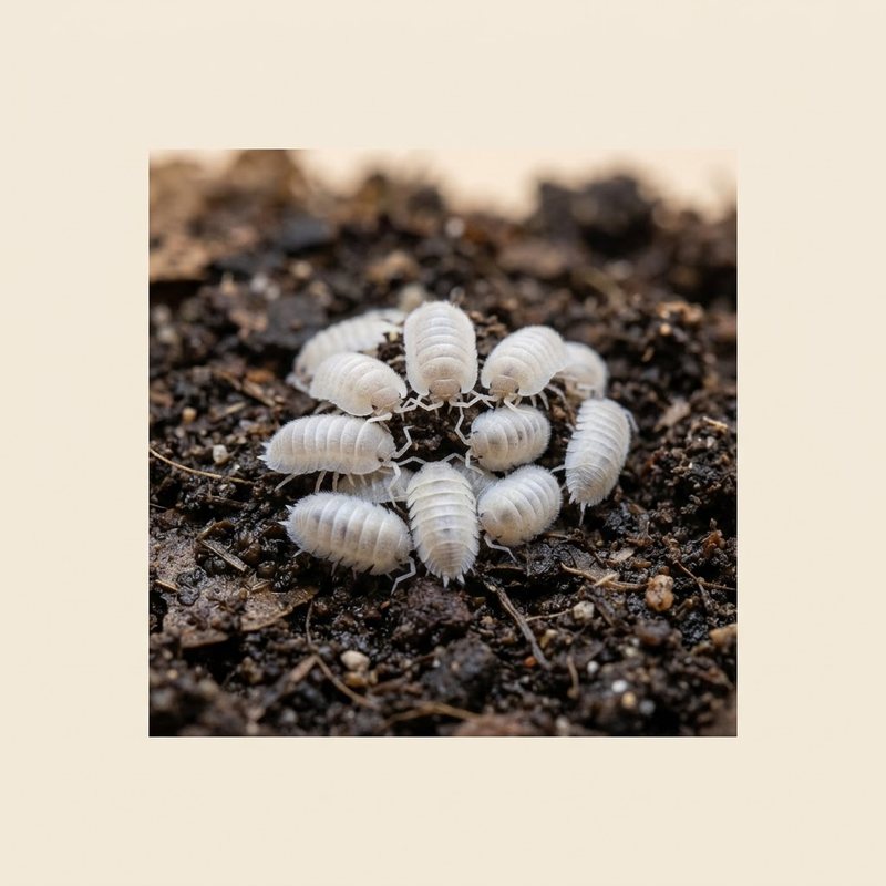 Cloportes nains blancs (Trichorhina tomentosa)