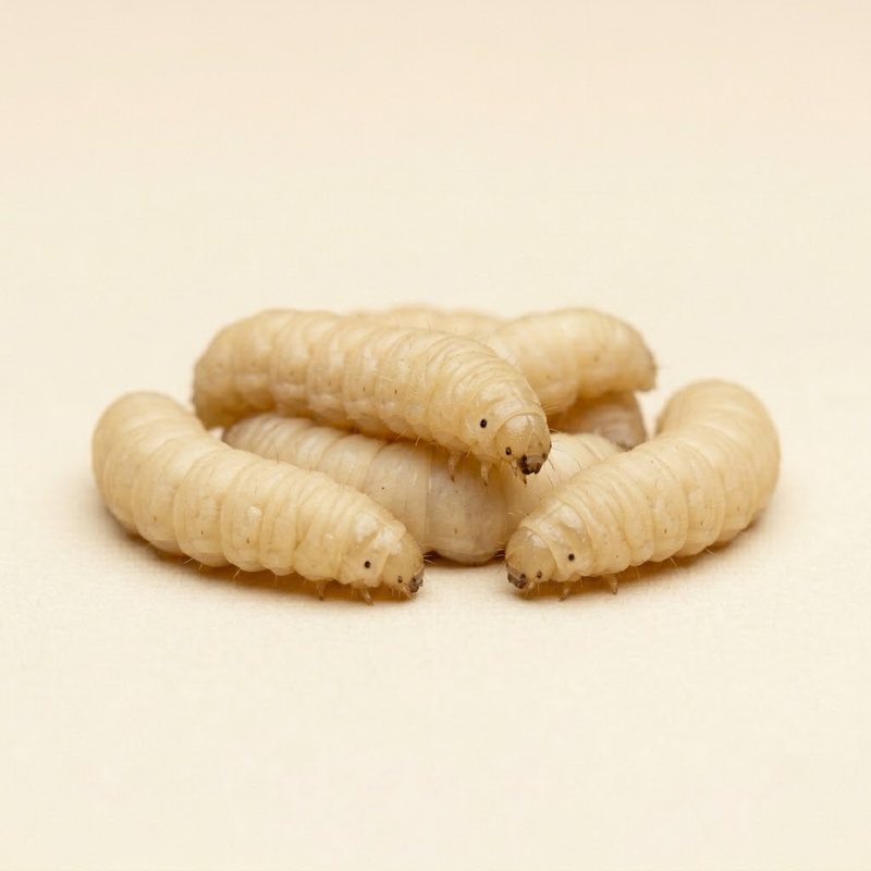Teignes de ruche vivants (Galleria mellonella)